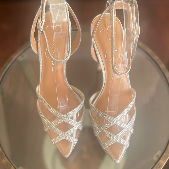 Jessica Simpson Oluina Embellished Platform Pumps - Picture 7 of 15